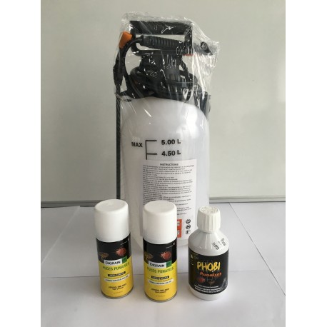 Pack special anti puces - Action rapide 100m²