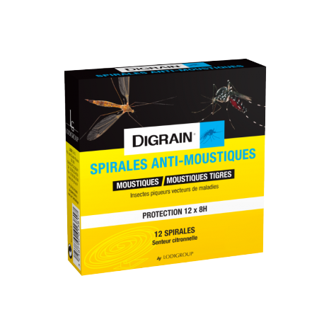 DIGRAIN Spirales anti-moustiques